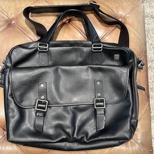 Tumi leather briefcase